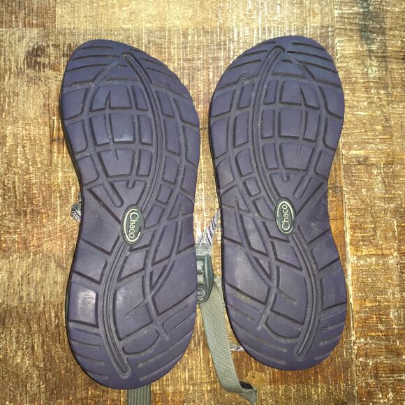 Chaco ZX/2 Womens 9 Cloud Dual Adjustable Strap Sandal Grey Sport Hiking Shoe - Picture 8 of 9